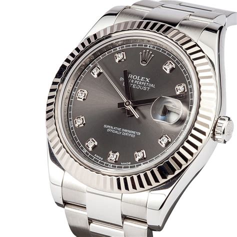 rolex 41mm datejust ii 116333|rolex 116334 diamond.